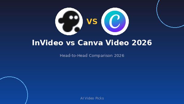 InVideo vs Canva Video Comparison 2026